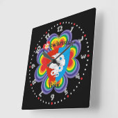 Horloge Carrée Ticino Suisse Svizzera Svizra (Angle)