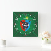 Horloge Carrée Ticino Suisse Svizzera Svizra (Maison)