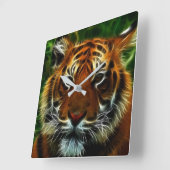 HORLOGE CARRÉE TIGER (Angle)