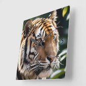 Horloge Carrée Tiger (Angle)