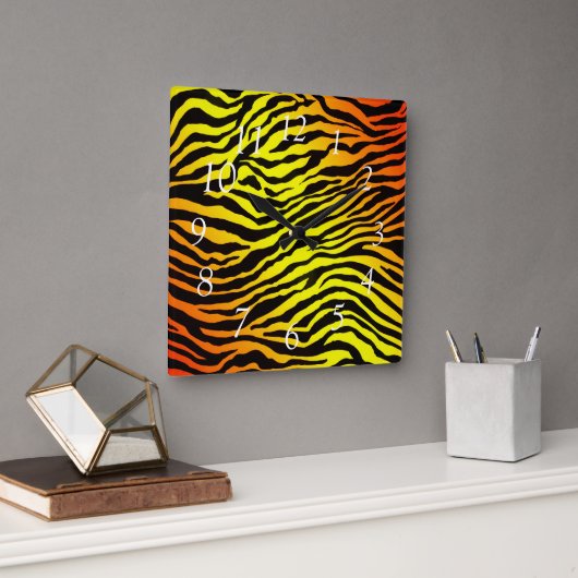 Horloge Carrée Tiger (Bureau)