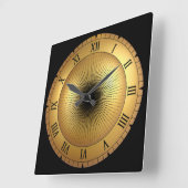 Horloge Carrée Time Machine ~ Black Hole ~ Time Travel ~ Time (Angle)