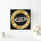 Horloge Carrée Time Machine Clock (Maison)