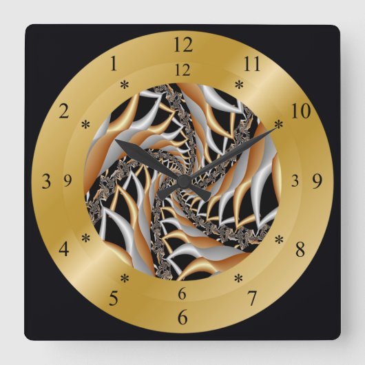 Horloge Carrée Time Machine Clock ~ Wormhole ~ Safe/Dangerous ??? (Recto)