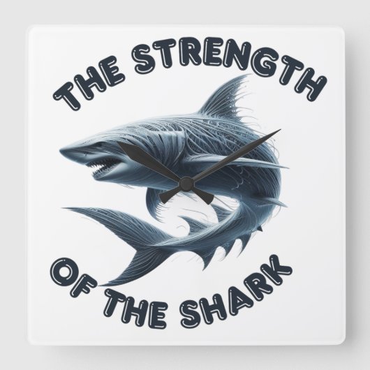 Horloge Carrée Titan de l'océan (Recto)