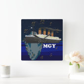 Horloge Carrée Titanic (Maison)