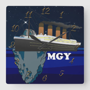 Horloge Carrée Titanic