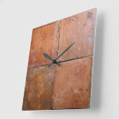 Horloge Carrée Titre espagnol (Angle)