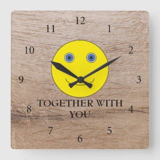 Horloge Carrée Together