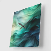 Horloge Carrée Toile d'art 335 (Angle)