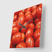 Horloge Carrée Tomatoes (Angle)