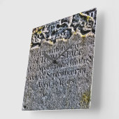 Horloge Carrée Tombe antique (Angle)