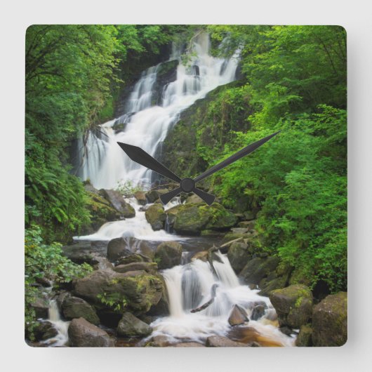 Horloge Carrée Torc waterfall scenic, Irlande (Recto)