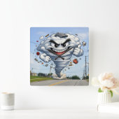 Horloge Carrée Tornade (Maison)