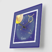 Horloge Carrée Toro 21 aprile al 20 maggio Uhr (Angle)