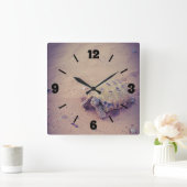 Horloge Carrée Tortue (Maison)