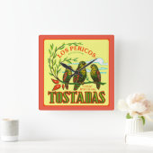 HORLOGE CARRÉE TOSTADAS (Maison)