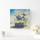 Horloge Carrée Tour de garde | South Beach, Miami, Fl (Maison)