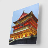 Horloge Carrée Tour de tambour de Xi'An (Angle)