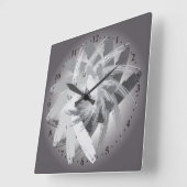 Horloge Carrée tourbillon fumé (Angle)