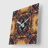 Horloge Carrée Tournoi de tennis de Old World (Angle)