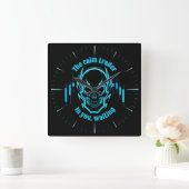 Horloge Carrée Trade Motivation | Skull | Calm Trader (Maison)