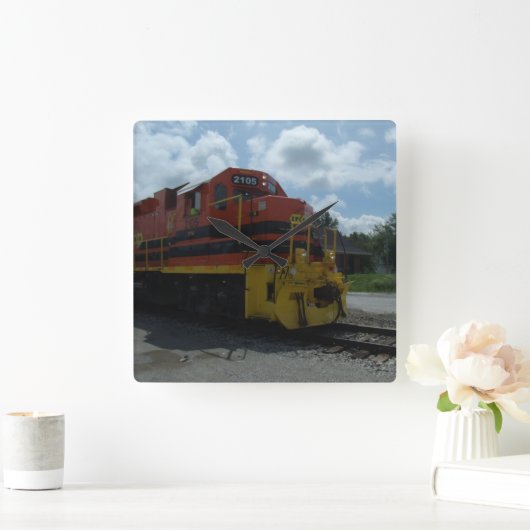 Horloge Carrée Train (Maison)