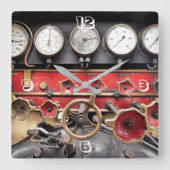 HORLOGE CARRÉE TRAIN À VAPEUR (Recto)