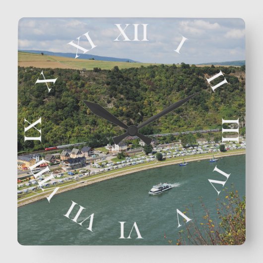 Horloge Carrée Train de Loreley (Recto)