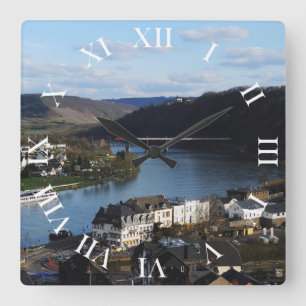 Horloge Carrée Train de voyageurs à Bullay
