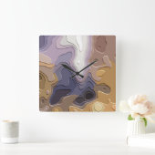 HORLOGE CARRÉE TRAINS (Maison)