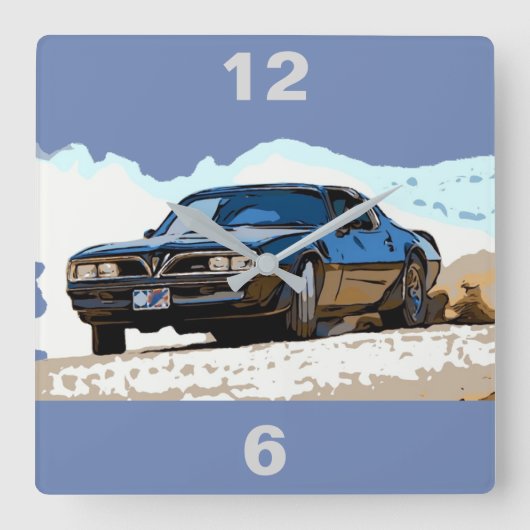 HORLOGE CARRÉE TRANS AM 1977 (Recto)