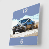 HORLOGE CARRÉE TRANS AM 1977 (Angle)