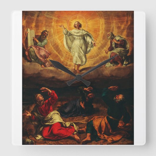 Horloge Carrée Transfiguration de Jésus-Christ (Recto)