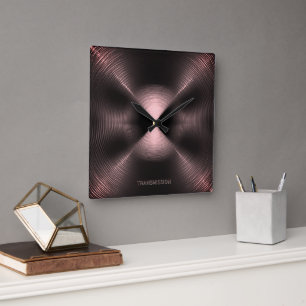 Horloge Carrée TRANSMISSION 1c