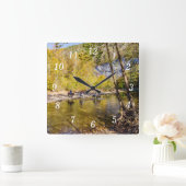 Horloge Carrée Traversée De La Mur De La Rivière Buffalo (Maison)