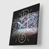 Horloge Carrée Traverser des frontières en ligne (Angle)