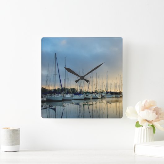 Horloge Carrée Traverser II (Maison)