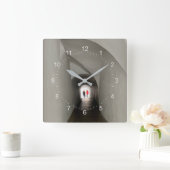 Horloge Carrée Traverser le tunnel (Maison)