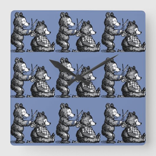 Horloge Carrée Travesti de Beary (Recto)