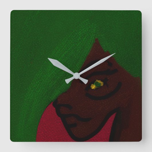 Horloge Carrée Tree Goddess (Recto)