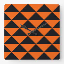 Triangles oranges et noires