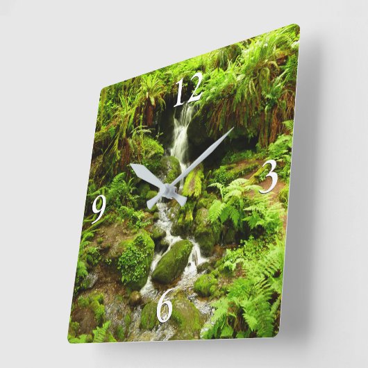 Horloge Carrée Trillium Falls (Angle)