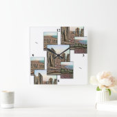 Horloge Carrée Triptyque Porlock (Maison)