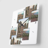 Horloge Carrée Triptyque Porlock (Angle)