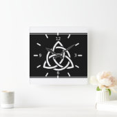 Horloge Carrée Triquetra (Maison)