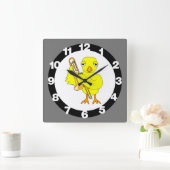 Horloge Carrée Trombone (Maison)