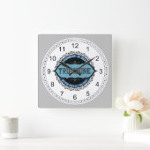 Horloge Carrée Trombone (Maison)