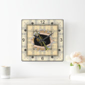 Horloge Carrée Trompette ~ Percer ~ Partition étrange ~ (Maison)
