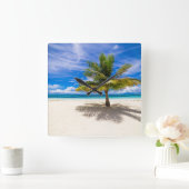 Horloge Carrée Tropical Beaches | Bora Bora, French Polynesia (Maison)